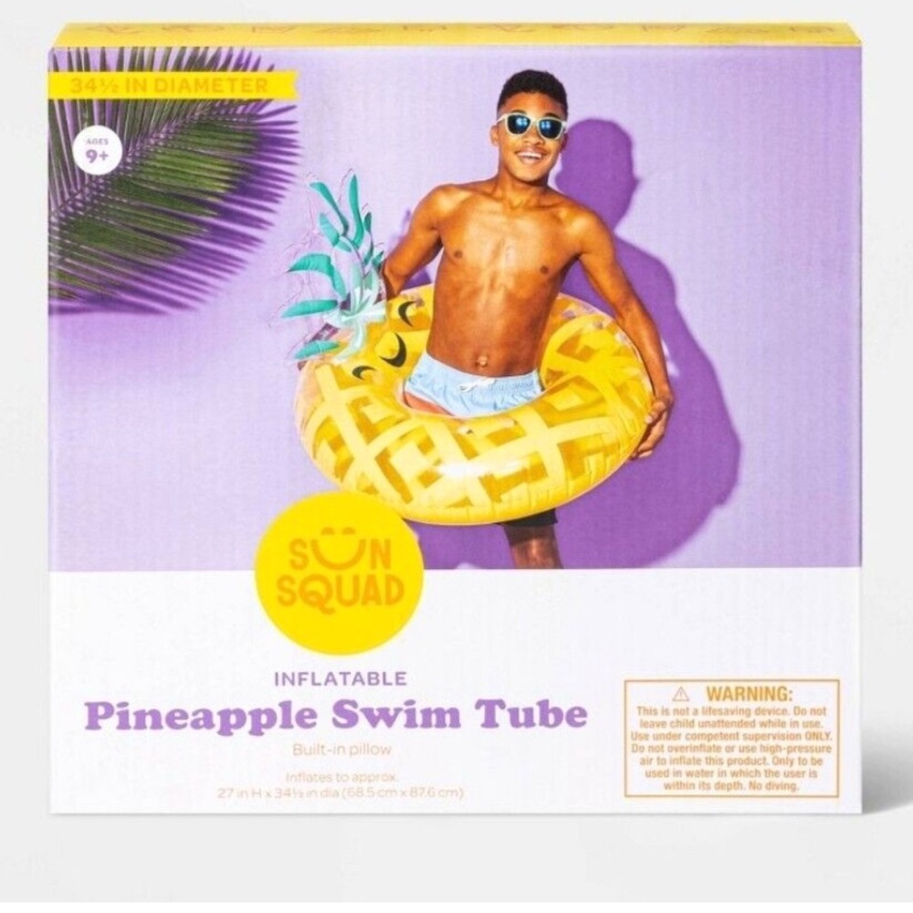 Inflatable Pineapple Swim Pool Tube